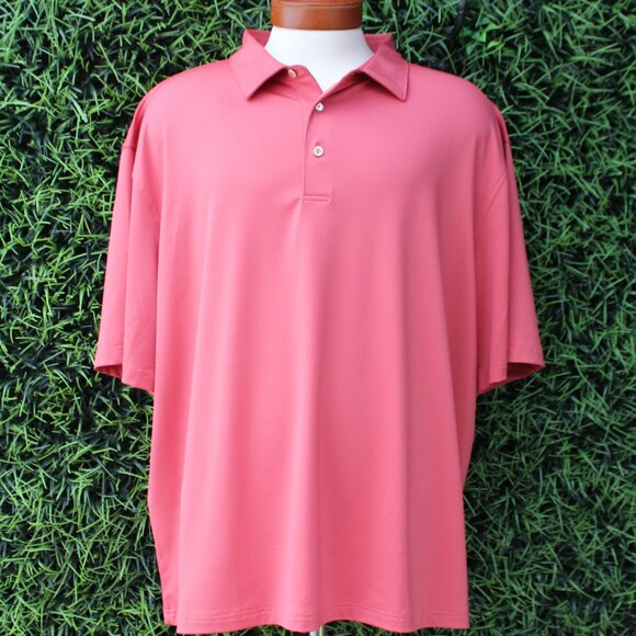 Men's Peter Millar Summer Comfort Polo Shirt Golf Polo Shirt Men's Size 2X - Picture 7 of 7